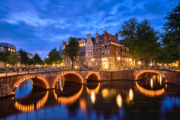 Amsterdam city powered by clean energy